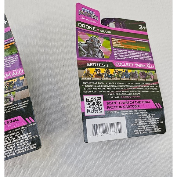 Final Faction Kharn Hive Class Synthoid Action Figure 3+ lot of 4 New - Picture 10 of 12